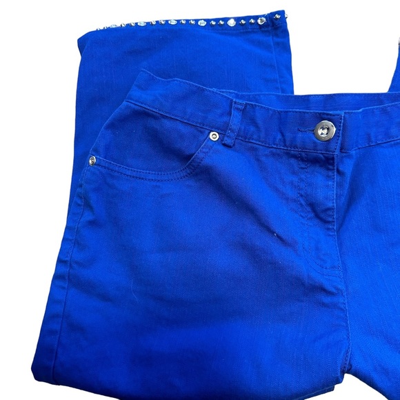 Hearts of Palm Cobalt Blue Long Bermuda Shorts - 8P - Picture 2 of 9